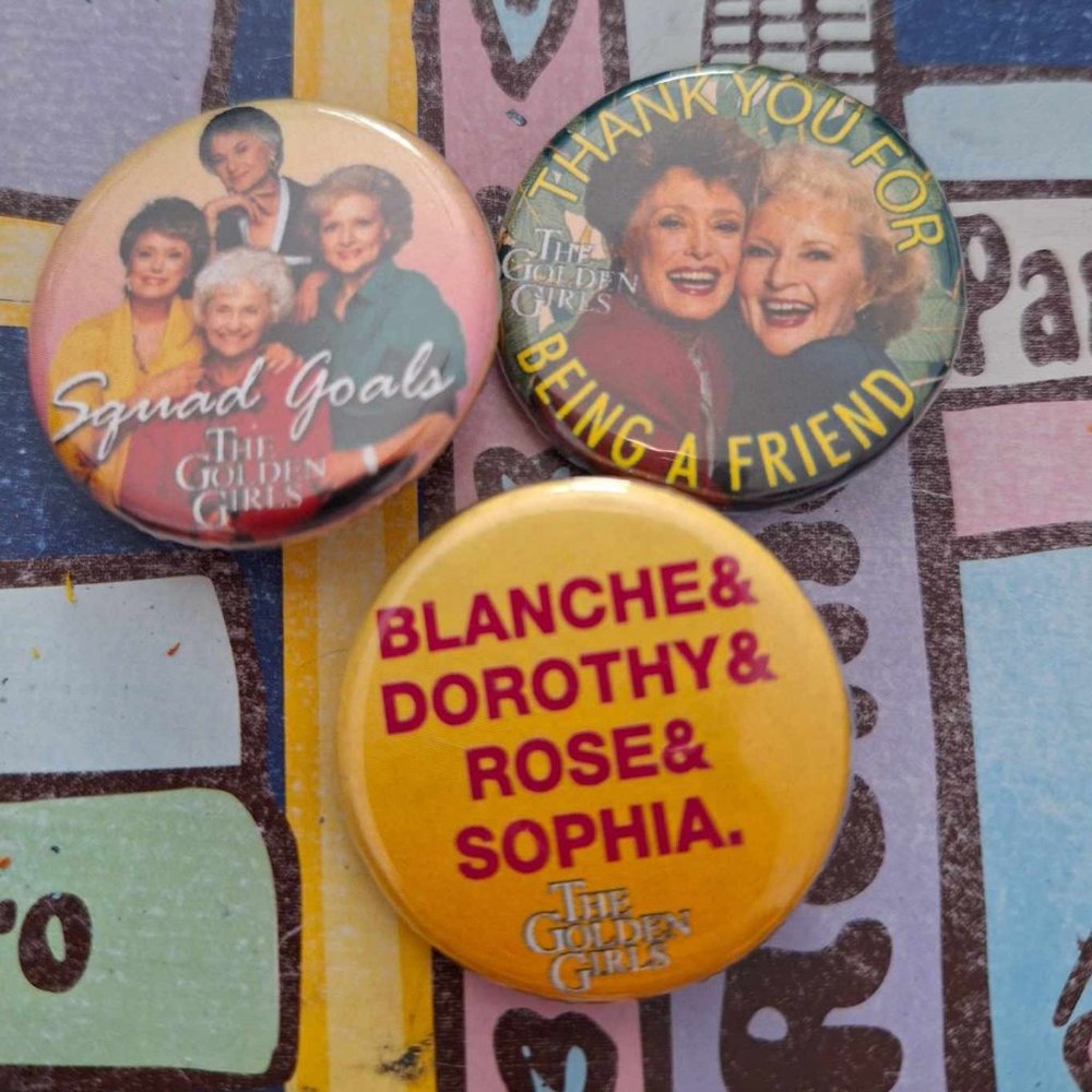 Golden Girl Buttons